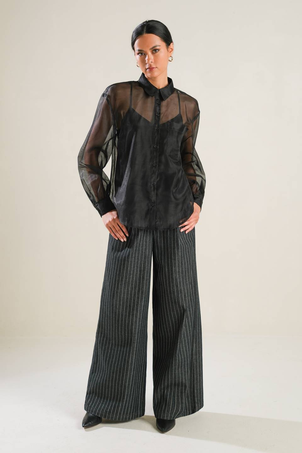 LOVE OVER FEAR ORGANZA TOP Flying Tomato